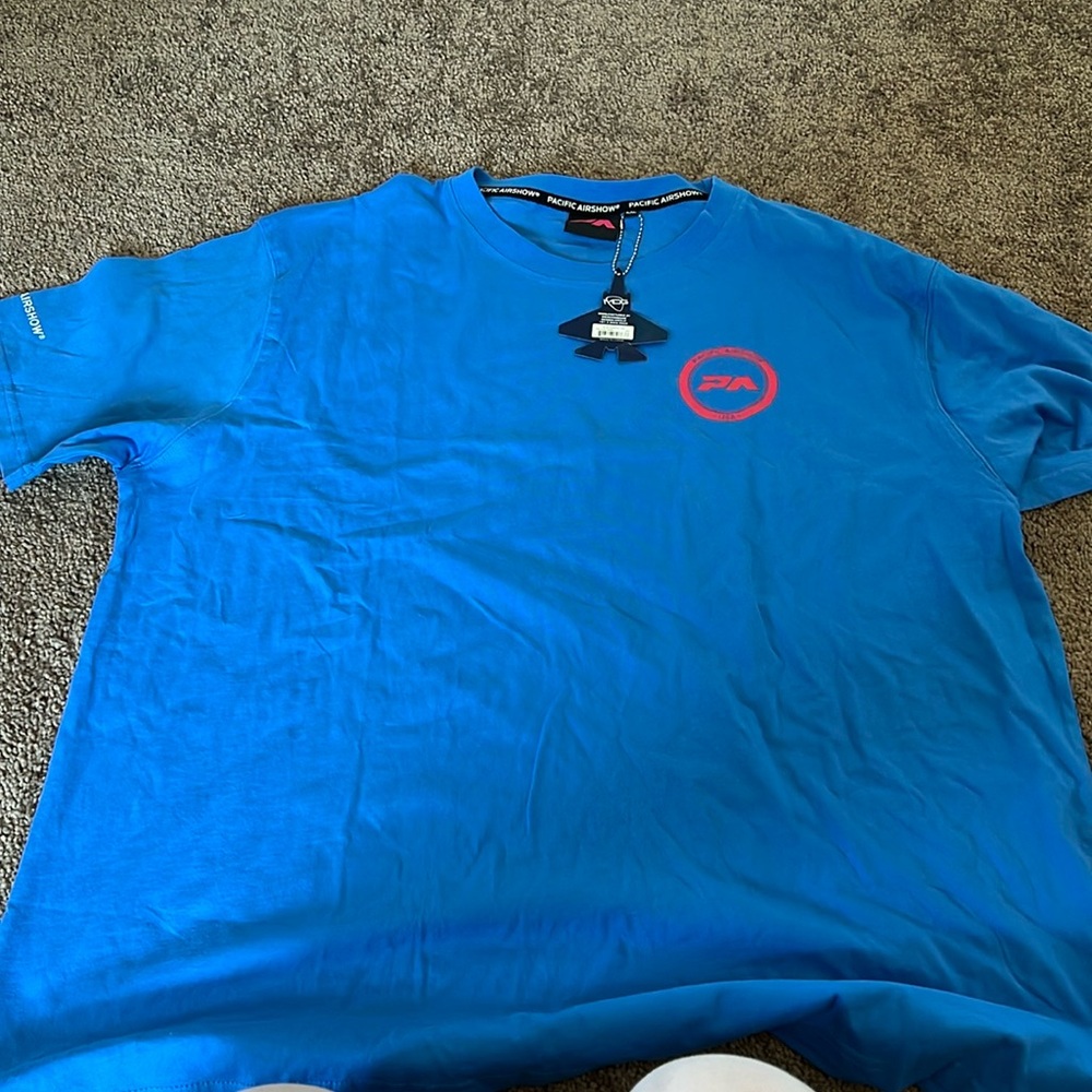 Men’s 2X Pacific airshow T-shirt, blue